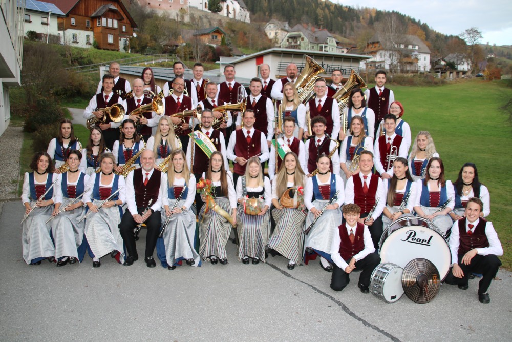 Gruppenfoto des Musikverein Ranten